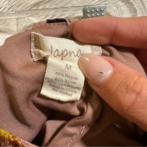 Japna Paisley Mini Dress in Brown and Black - Picture 3 of 3